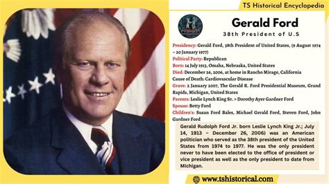 Interesting facts About Gerald Ford - TS HISTORICAL