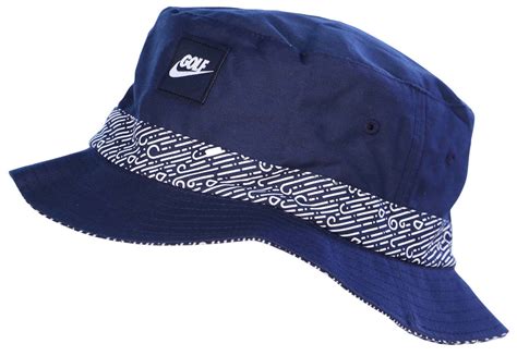 Nike Unisex Dri-Fit Wind Swirl Reversible Golf Bucket Hat-Navy/White - Walmart.com - Walmart.com