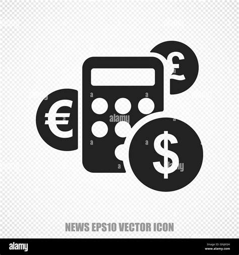 News vector Calculator icon. Modern flat design Stock Vector Image & Art - Alamy