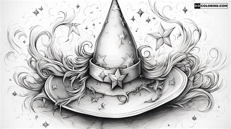 Free Printable Witch Hat Coloring Pages | DO Coloring