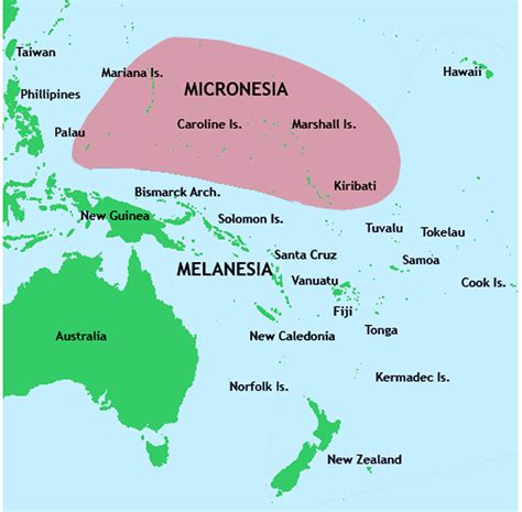 Micronesia Map