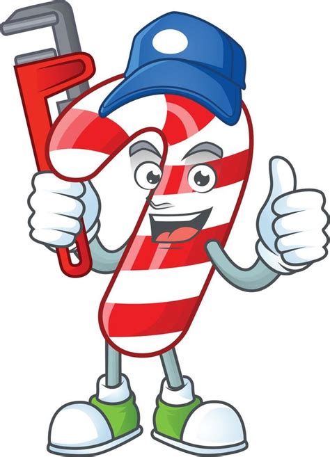 Christmas candy cane cartoon 19522310 Vector Art at Vecteezy