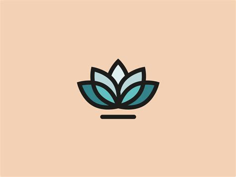 Lotus logo design by Nicole Worker-McHugh on Dribbble