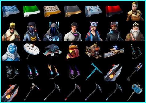 Fortnite Season 7 Leaked Skins & Cosmetics - Pilot Skins, Yeti Skin, Winter Cosmetics - Elecspo