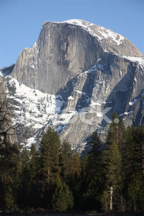 Half Dome In Winter - Yosemite National Park Stock Photo | Royalty-Free | FreeImages