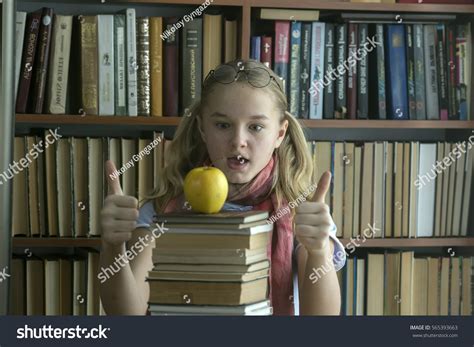 Girl Library Reading Book Stock Photo 565393663 | Shutterstock