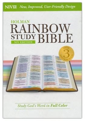 NIV Rainbow Study Bible, Hardcover: 9781433616532 - Christianbook.com