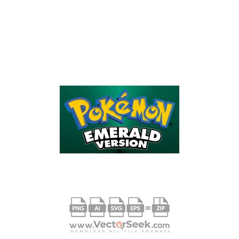 Pokemon Emerald Logo Vector - (.Ai .PNG .SVG .EPS Free Download)