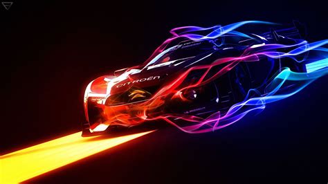 Download Fiery GT Citroen Car For Gaming Laptop Wallpaper | Wallpapers.com