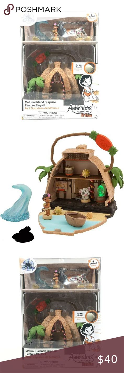 Disney animators collection littles moana motunui island surprise playset 8pcs – Artofit