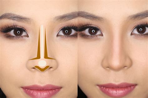 How to Contour Your Nose for Beginners | Tina Yong | Nose makeup, Nose ...