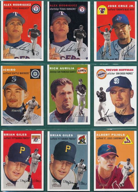 Lot Detail - 2003 Topps Heritage Baseball Complete Set w/Variations (450)