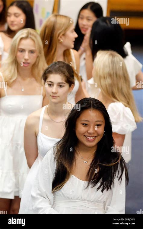 High School Graduation Ceremony Stock Photo - Alamy