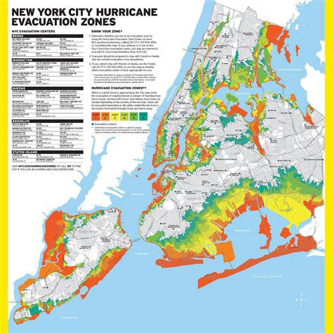 NYC flood zone map - NYC flood map (New York - USA)