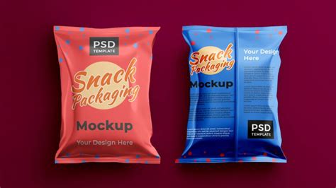 Free Packet Mockup - Free Package Mockups