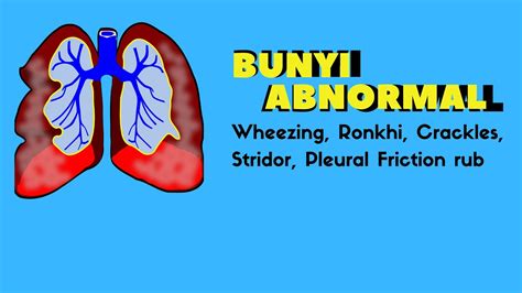 BUNYI ABNORMAL PADA PARU PARU (Whezing, Ronkhi, Crackles, Stridor dan ...