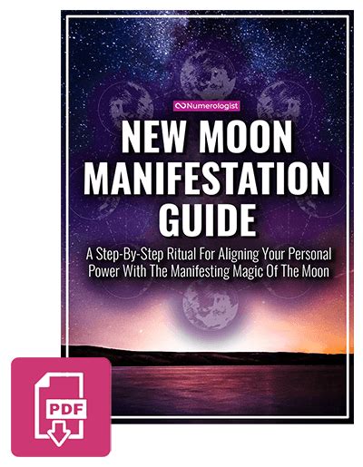 Get Your New Moon Manifestation Guide | Manifestation, New moon ...