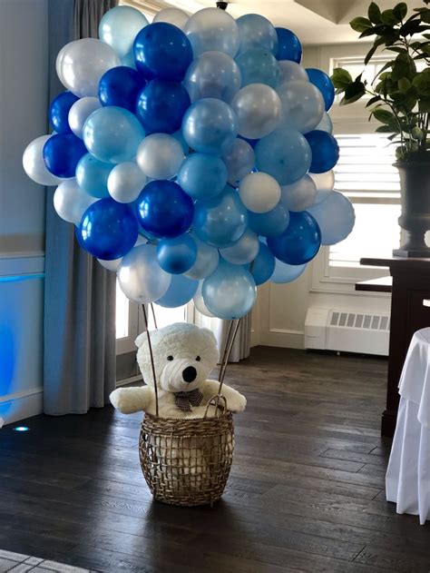 Venue: Brookmeadow Country Club | Baby shower balloon decorations, Bear baby shower theme, Teddy ...