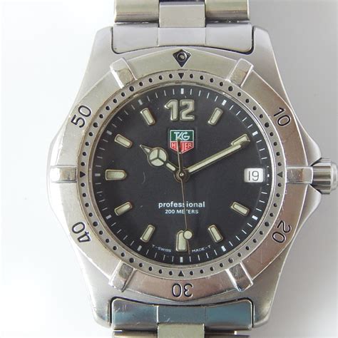 TAG Heuer Professional Stainless Steel Swiss Made Wristwatch | EBTH