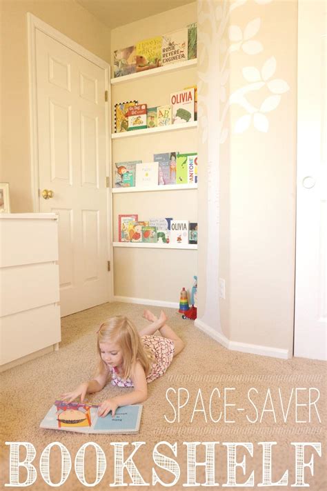 DIY Space-Saver Bookshelf | YellowBlissRoad.com