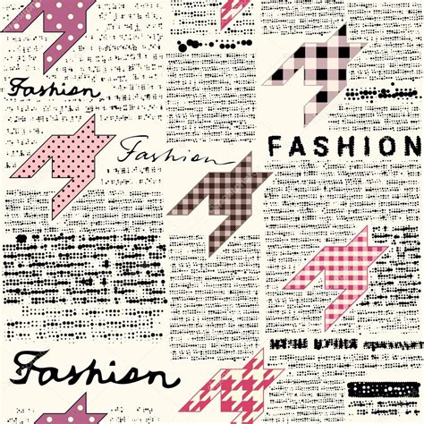 Newspaper fashion background Stock Vector by ©kastanka 89734970