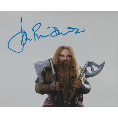 John RHYS-DAVIES autograph