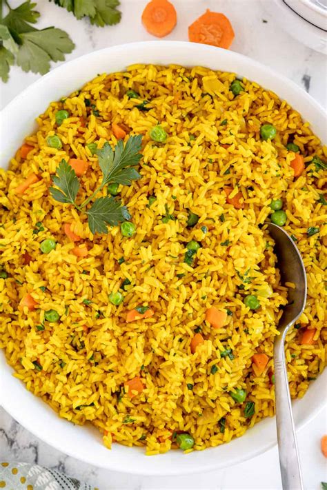 Yellow Rice Pilaf - Wholesome Made Easy