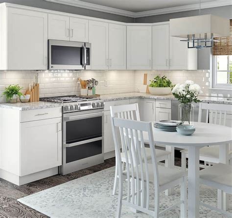 Cambridge Base Cabinets in White - Kitchen - The Home Depot