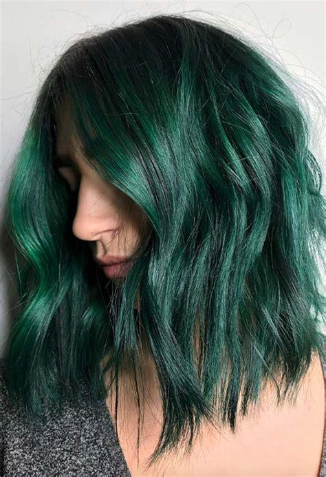 emerald green hair dye permanent - Bridgette Sheets