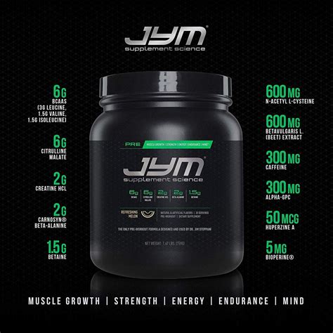 JYM, Pre JYM, Pre-Workout Powder, 20 Srv | Zone Nutrition