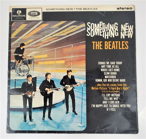 The Beatles Something New LP Stereo Parlophone CPCS 101 ( RARE ) - Records