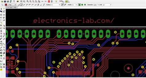 Differential Pair Routing and Meander Tool in Eagle CAD - Electronics-Lab.com