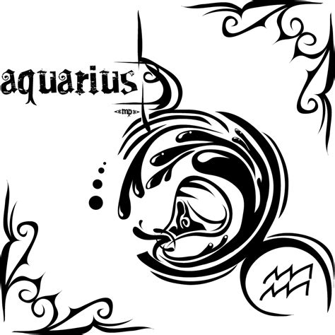 Aquarius Tattoos Designs, Ideas and Meaning | Tattoos For You