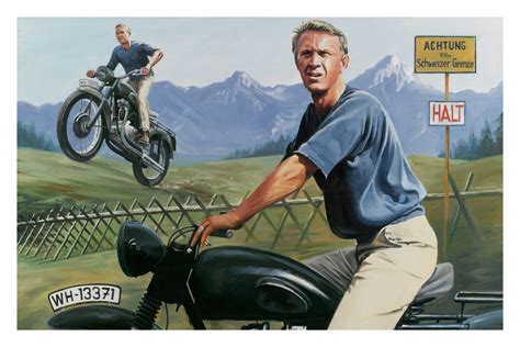 Steve Mcqueen Motorcycle Jump Great Escape | Reviewmotors.co