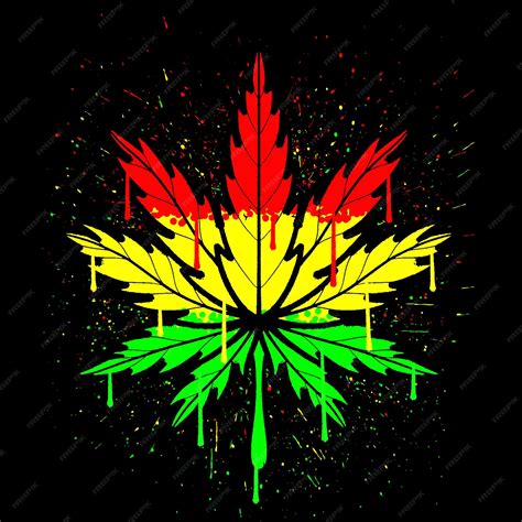 Premium Vector | Graffiti spray paint marijuana isolated vector illustration