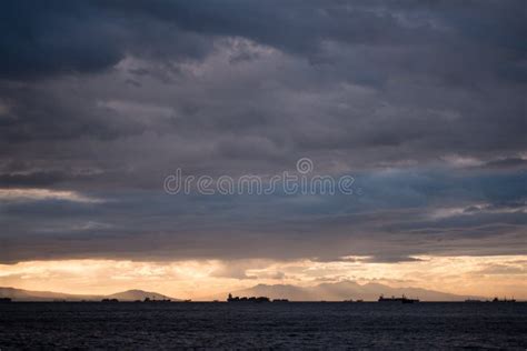 Sunset at Manila Bay, Philippines Stock Image - Image of dawn, outdoor ...