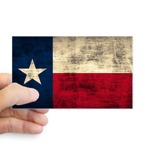 CafePress - Texas Flag Sticker - Rectangle Bumper Sticker Car Decal - Walmart.com - Walmart.com