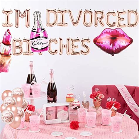 Divorce Party Decorations Rose Gold I’m Divorced Balloons Just Divorced ...