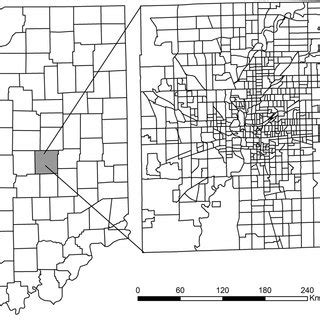 Study area of Marion County, Indiana. | Download Scientific Diagram