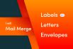 Do mail merge avery mailing labels, letters, and envelopes by Lokmanhossain | Fiverr