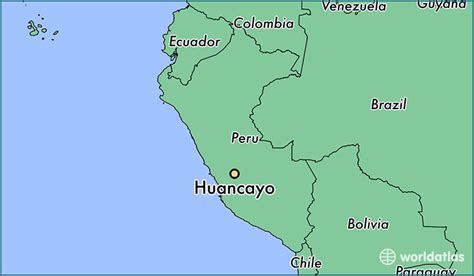 Where is Huancayo, Peru? / Huancayo, Junin Map - WorldAtlas.com