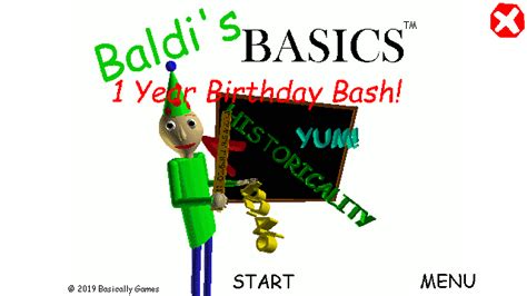 Baldi's Basics Birthday Bash by Basically Games