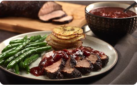 Coffee Encrusted Pork Tenderloin with Plum Sauce - Better Than Bouillon