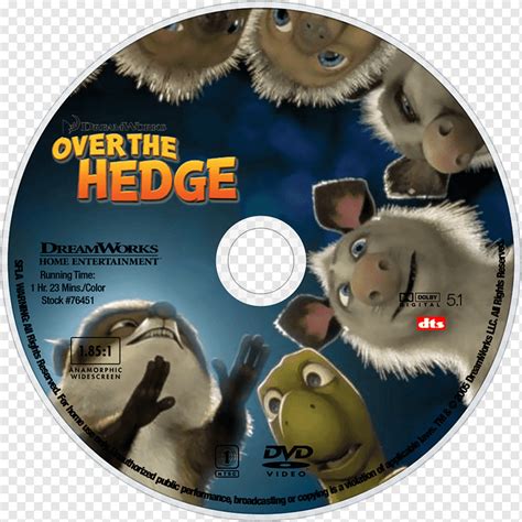 Hollywood DVD Over the Hedge Heather Verne, dvd, png | PNGWing