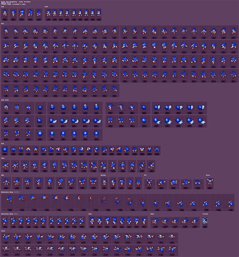 Sonic Robo Blast Sprite Sheet