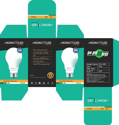 LED Bulb Packaging on Behance | Led bulb packaging, Electronics packaging design, Soap packaging ...