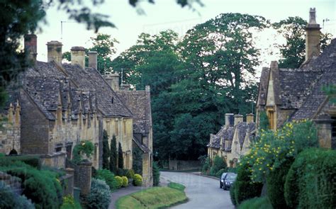 Europe, England, Gloucestershire, Cotswolds. Village of Stanton - Stock Photo - Dissolve