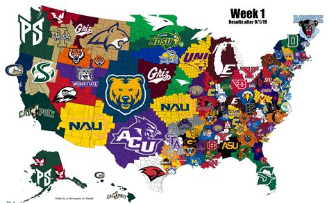 FCS Imperialism Map: Week 1 : r/fcs