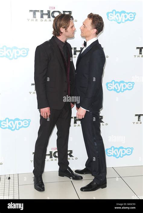 Chris Hemsworth And Tom Hiddleston Kiss