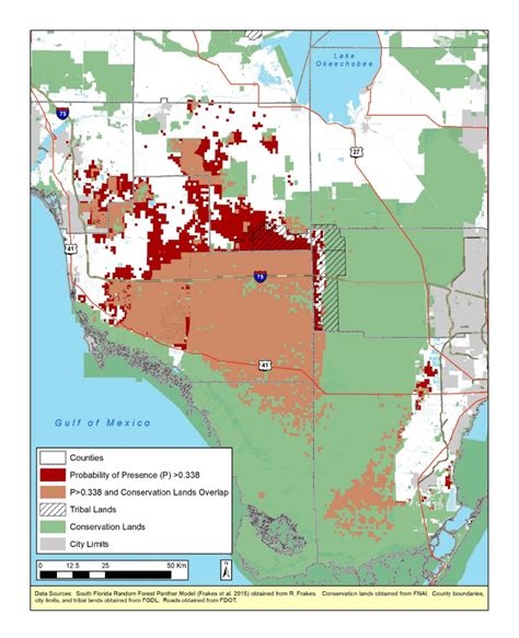 11. Florida panther habitat in South Florida as determined by the South ...